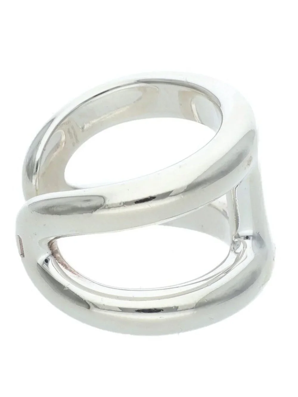 Hermes Osmose GM Silver Ring